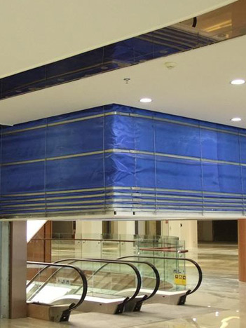 折疊提升式防火卷簾